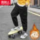 [Цельный флисовый комбинезон] черно-зеленая этикетка K/black