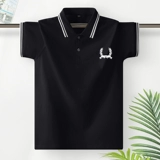 Детская футболка с коротким рукавом для мальчиков, хлопковая футболка polo, летняя белая цветная летняя одежда, подходит для подростков, сезон 2021