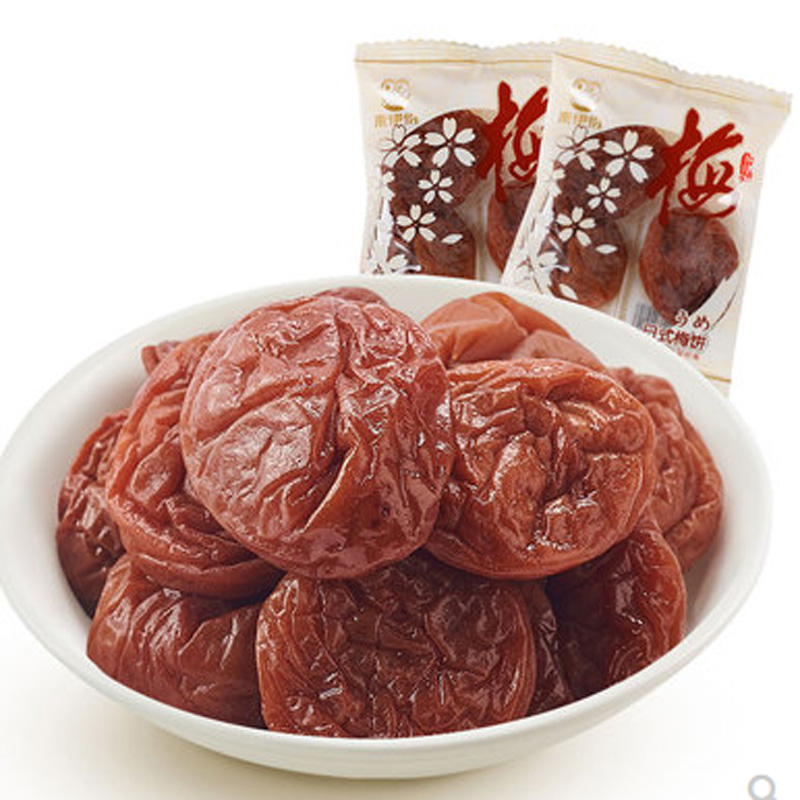 Leyi Japanese plum cake dried meat strips sour plum cake seedless Moganshan Sweet tangerine peel bulk 2 servings