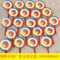 Korean tambourine dance props craft drum cowhide drum student performance drum 4 Korean tambourines