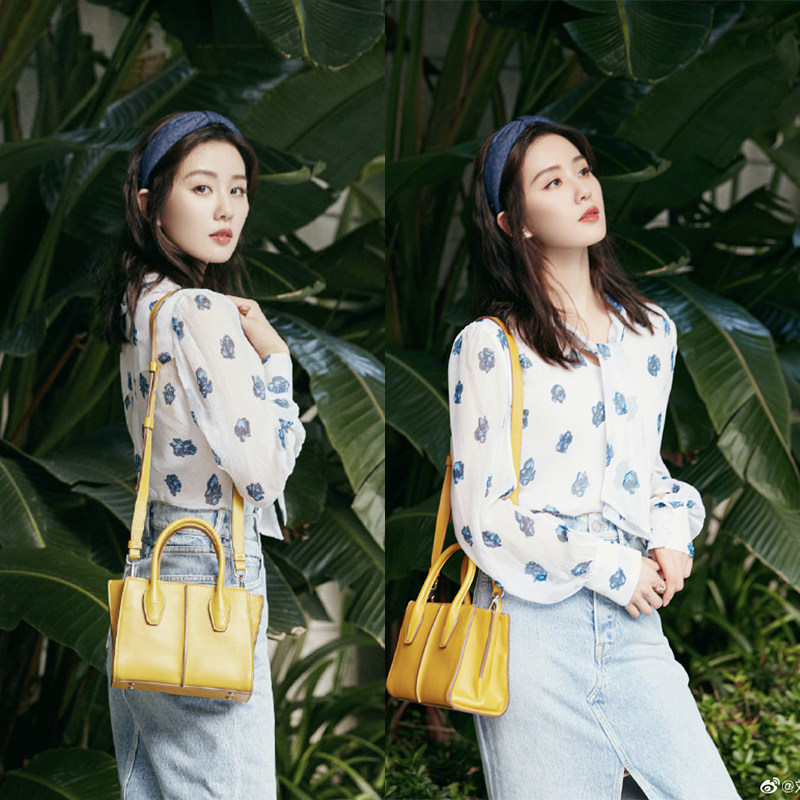 22 Chunxin Liu Poetry Stars with the same shirt design sensation Little crowned with snowspun long sleeve shirt woman 100 lap blouse