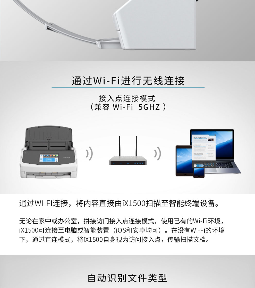 Máy quét Fujitsu ix1500 mới a3 gấp mặt quét giấy tự động nạp giấy a4 hợp đồng tài liệu màu iX500 nâng cấp