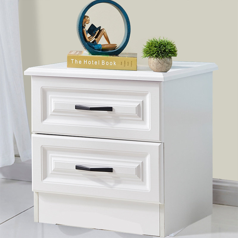 Light luxury ins Nordic simple modern economy small bedside table White cabinet Bedroom side cabinet Lockers Complete 50