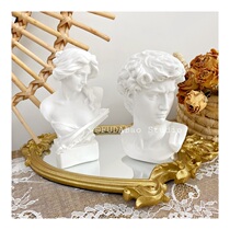 ins resin 15cm Venus David plaster humanoid ornament homestay coffee shop decoration simple shooting props