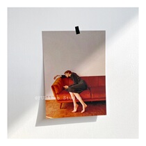 (Card) ins cold wind character photo decoration photography background wall decoration poster background paper cardboard