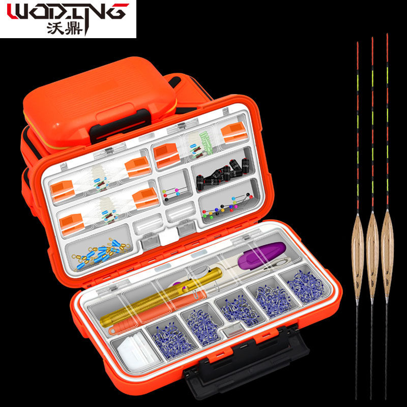 Woding hook set Fishing line combination Full set of Iseni multi-function fishing hook Bulk fishing gear supplies accessories