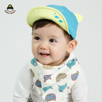 Newborn baby saliva towel for boys and girls cotton baby triangle scarf dark buckle waterproof bib scarf spring and autumn