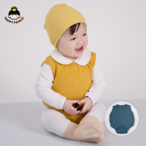 Korean version of the new boys and girls sweater knitwear baby sweater autumn and winter wool clothes baby climbing clothes