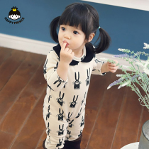 Newborn infants 0-6-12 months plus velvet long sleeve male and female baby open crotch one-piece clothes climbing clothing autumn and winter childrens clothing