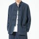 Spring and autumn cotton linen retro casual Tang jacket for men