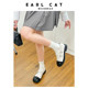 Earl Cat Mary Jane Shoes Women's 2024 New Summer Women's Shoes College Style Single Shoes Flat Genuine Leather ເກີບຫນັງຂະຫນາດນ້ອຍ