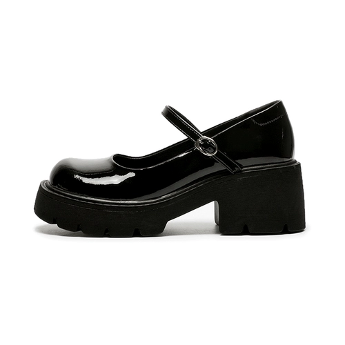 伯爵猫 Обувь для кожаной обуви, летние высокие туфли на платформе, из натуральной кожи