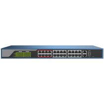 Haikang English version 26 Port DS-3E1326P-E monitoring switch 24 POE network port intelligent exchange