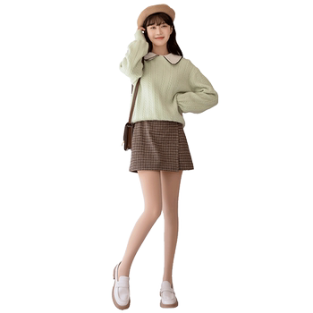 Women's velvet thickened bare leg artifact autumn and winter pantyhose