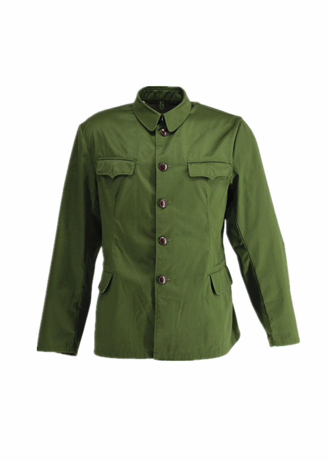 65 Style Military Uniform Winter Style Thickening Army Green Old-fashioned Military Pants Blouse Jacket jacket Older people Blue and blue Veteran nostalgia