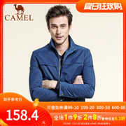 Camel nam áo Jacket Dọc Jacket Casual Loose Cuff Zipper áo Quần áo nam.