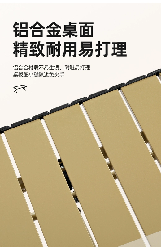 Bộ bàn ghế gấp ngoài trời Camel hợp kim nhôm dã ngoại phân di động cắm trại gian hàng bàn dã ngoại thiết bị dã ngoại trọn bộ ghế gỗ xếp gọn ghế xếp picnic