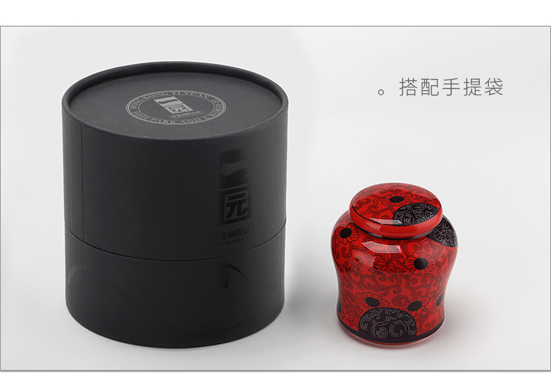 A small red garden every point star elves caddy fixings festival household fine porcelain pot fashion move