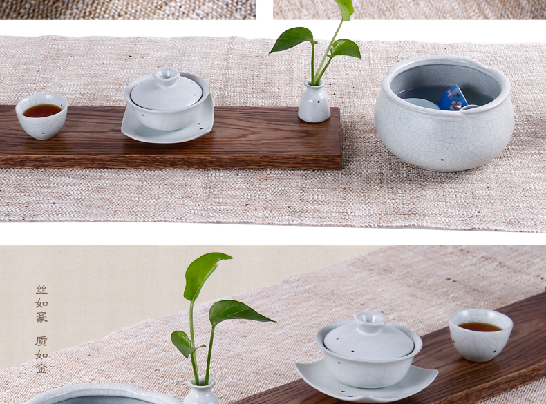 A lotus garden international your up slag washing your porcelain dou imitation song dynasty style typeface your up tea wash to kung fu tea accessories