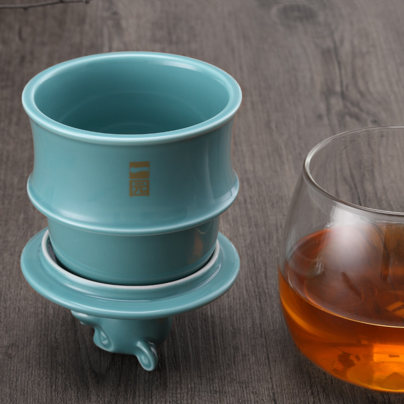 A garden international household ceramic cups lucky signs in automatic separation tea cup tea cup office cup