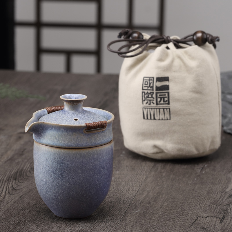 A garden international with our tea set portable cup pot A pot of tea glass ceramic crack for travel
