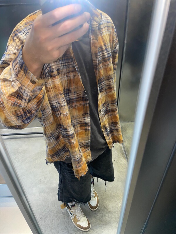 Changsha Yangfan Lab Autumn and Winter Heavyweight Plaid Relaxed Style Versatile Autumn and Winter Textured Fabric Boxy Short Thick Shirt Changsha Yangfan Lab Autumn and Winter Heavyweight Plaid Relaxed Style Versatile Autumn and Winter Textured Fabric Boxy Short Thick Shirt