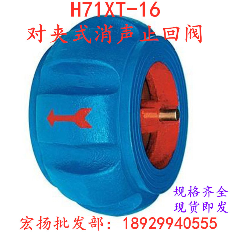 Clamp-type anechoic check valve H71XT-16 pumpkin type flap check valve to clamp muffler lifting check valve