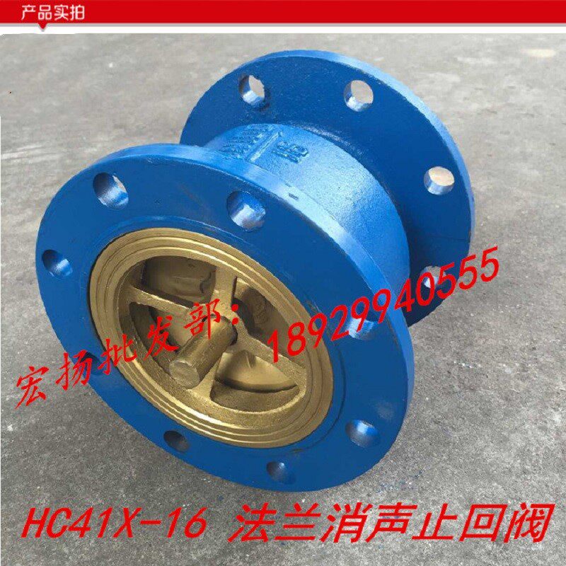 Silencing check valve HC41X-16 flange upright backstop valve for clip-type silenced check valve backstop valve