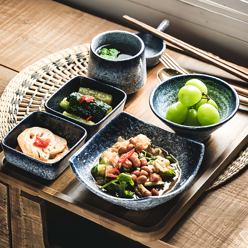 Exquisite Single-Serving Tableware Set 2026 New Japanese-Style Dinner Plates, Personal Breakfast Bowls and Plates, High-End Bowls