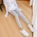 Quần legging mùa thu nữ mặc cotton cao eo Hàn chân hoang dã mùa đông dày phần chín quần rộng size đen