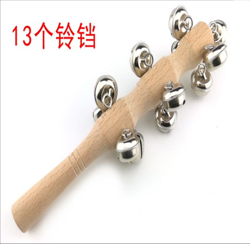Manufacturer Direct sales Orff 13 sticks Suzuki children percussion instruments Puzzle Early Education Supplies Toys rattle rattles with alarm bells