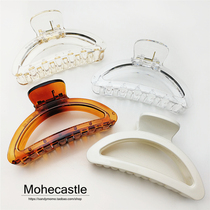 Mohe Hollowed-out Shells Design Korea Temperament Brief Grab Clip Bath Rear Brain Spoon Disc Hairspoon Hairpin Hairpin Hairpin Hairpin
