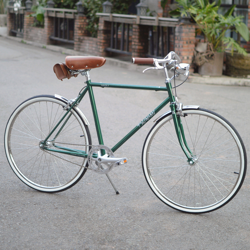 tsunami retro single speed commute chrome molybdenum steel debiking bike ins Nordic extremely simple wind city men's bikes