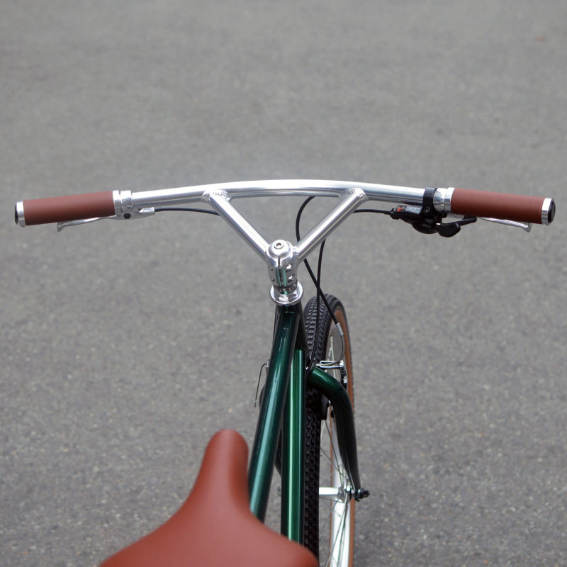 Retro Aluminum Alloy Y-Shaped Mountain Bike Gravel Road Bike Commuter Bicycle Handlebar Leisure Triangle Handlebar Retro Aluminum Alloy Y-Shaped Mountain Bike Gravel Road Bike Commuter Bicycle Handlebar Leisure Triangle Handlebar