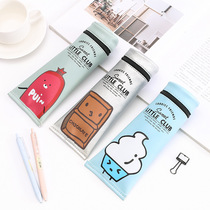 Korea Creative Student Solid Facial Wash Milk Toothpaste Pen Bag Large Capacity Stationery Cute Pencil Cashier bag pen box