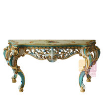 High-end European style Xuanguan Table Artisanal Color Painting Xuanguantai-Style Board Room Hotel Villa Living Room Door Hall hallway Xuanguancabinet