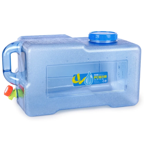 Ведро для ПК, квадратное, для самостоятельного вождения, для кемпинга, для домашнего хранения чая, для воды, для еды, для чая кунг-фу, портативное ведро с краном