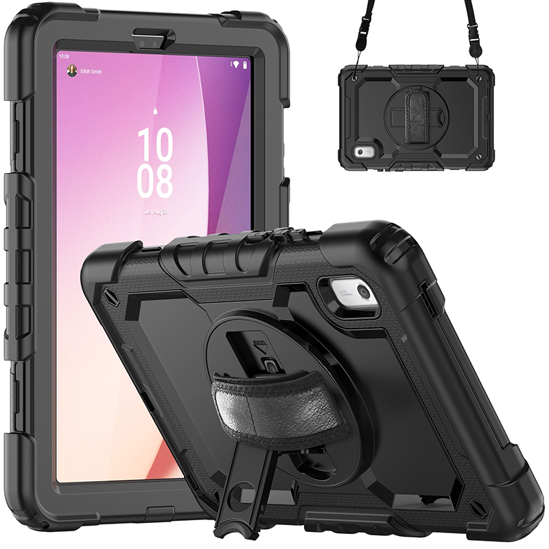 Suitable for Lenovo Tab M9 Hd Protective Case Anti-Fall Handheld Support Qitian K9 Tablet 9inch Tb-310Fu/Xu Full Edge Soft Shell Silicone Tb300Fu Rotating Bracket Hanging Shoulder Rope Suitable for Lenovo Tab M9 Hd Protective Case Anti-Fall Handheld Support Qitian K9 Tablet 9inch Tb-310Fu/Xu Full Edge Soft Shell Silicone Tb300Fu Rotating Bracket Hanging Shoulder Rope