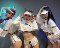 Babys home lead dance gogo tour interactive tide brand costumes non-refundable can be customized logo