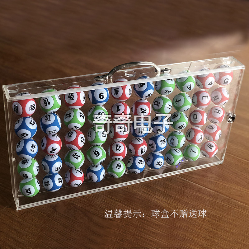 Guangzhou Qiqi Electronics 50 Ball Acrylic Table Tennis Ball Box Ball Rack Room Number Display Rack Selection Storage Box
