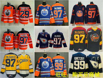 Edmonton Oilers Draisaitl Mcdavid Gretzky Jerseys 油工冰球服