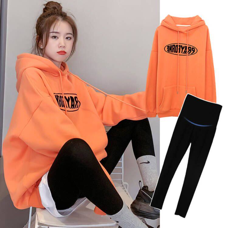 Pregnant women's spring dress blouses suit Spring Fashion style Autumn and winter style Women in spring and autumn in the net red little sub plus velvet clothing