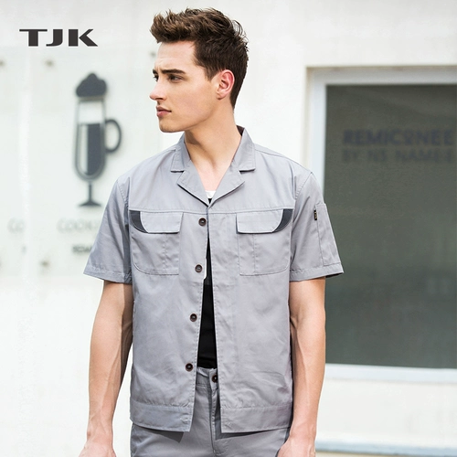 Летний тонкий дышащий износостойкий комбинезон, короткий рукав, делается под заказ