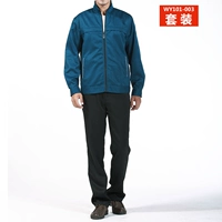 Антистатический синий лонгслив, штаны