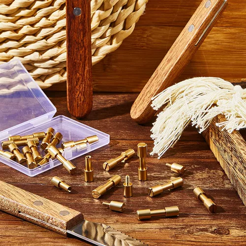 Латунный замок, нож из нержавеющей стали, DIY