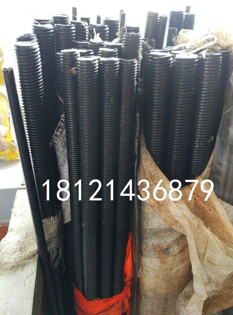 8.8级黑色丝杆 M6 M8 M10 M12 M14 M16 M18 M20 M22 M24 M30