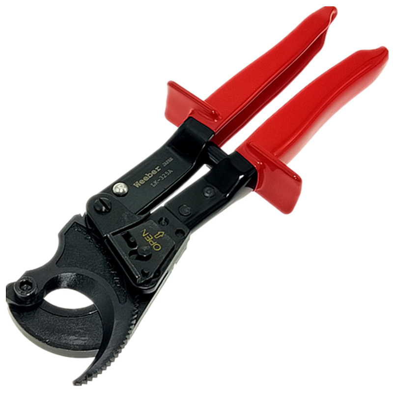 Japan import ratchet type wire cable LK-325A 520A copper aluminium wire 3 single core wire wire break pliers SK5 labor-saving