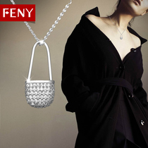 FENY European and American minimalist short Decorative Necklace Woman Lock Bone Chain Day South Korea Dress Skirt Summer Pendant accessories