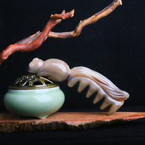 Snow Sea Horn Natural Horn Massage Care High-end Customised Squirrel Keel Comb