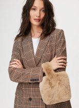 Foreign trade tail single winter new aritzia rabbit hair bag TNA rabbit hair bag ARITZIA tail bag